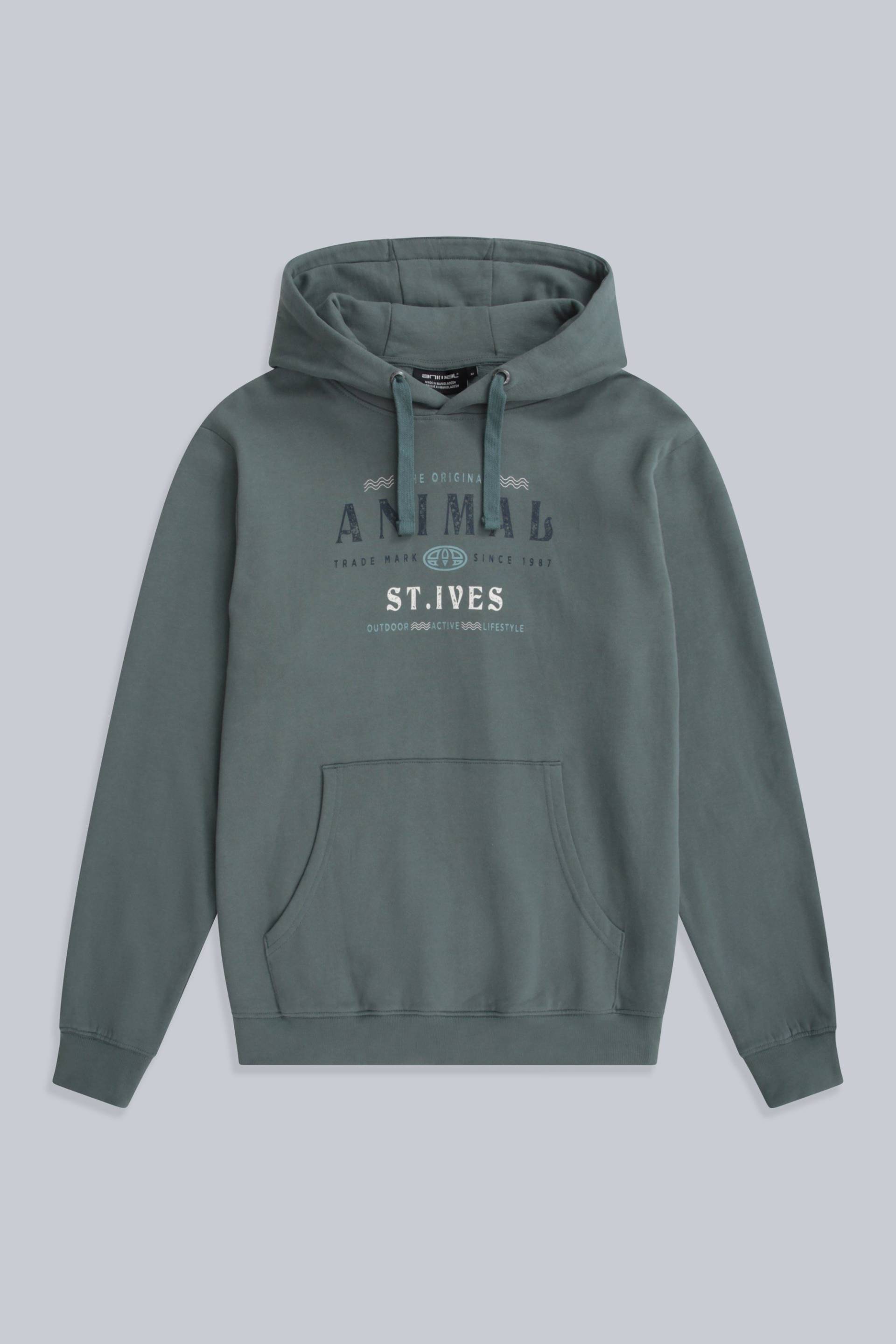 River Herren St Ives Hoodie - Grün River Herren St Ives Hoodie - Grün von Animal