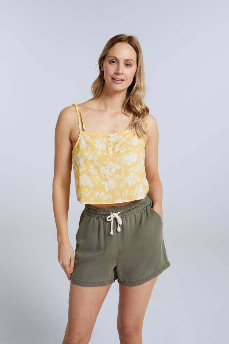 Stella Bio-Baumwoll Damen Crop-Top - Gelb von Animal