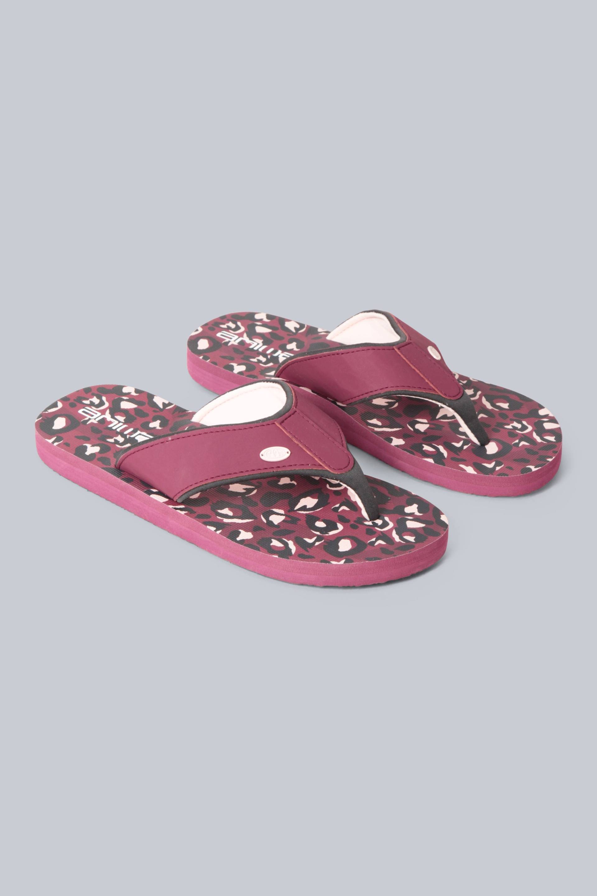 Swish Damen Flip-Flops mit All-Over-Print - Rosa von Animal