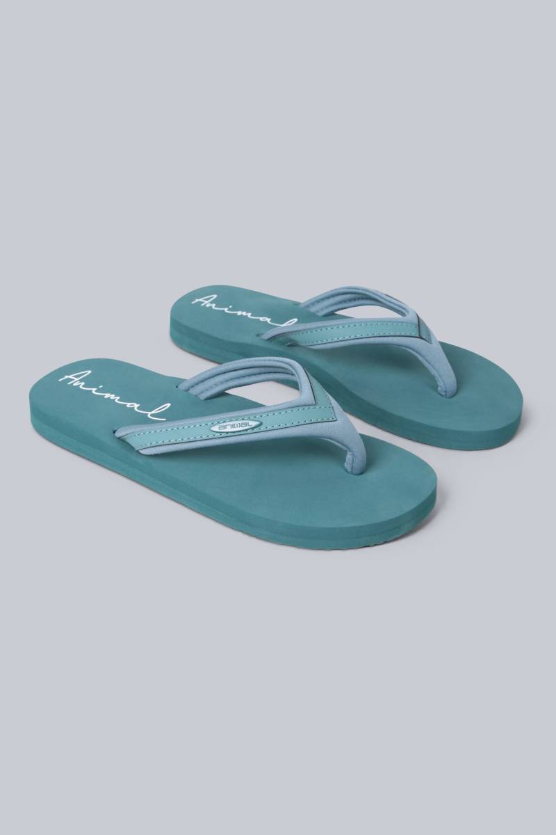Swish Damen Flip-Flops mit Logo - Grün von Animal