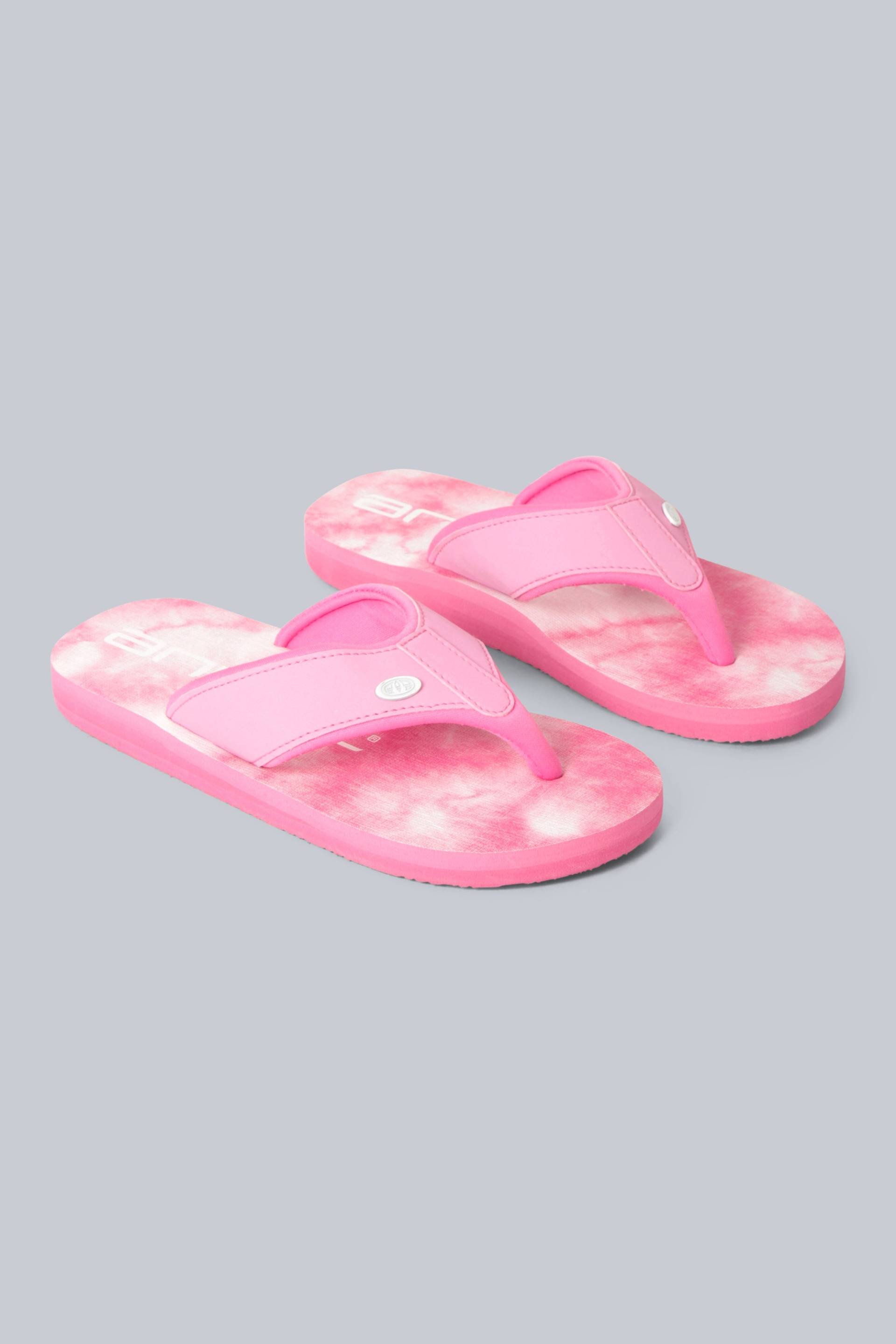Swish Kinder Flip-Flops - Dunkel-Pink von Animal