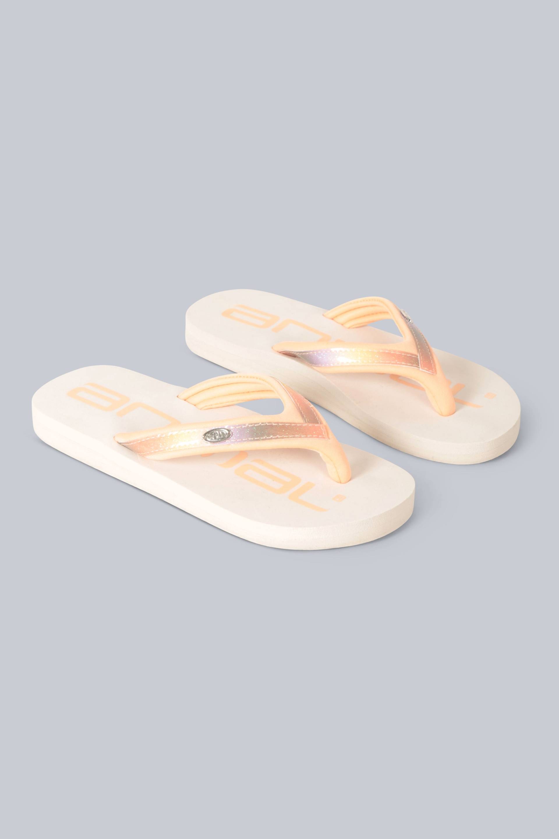 Swish Recycelte Kinder Flip-Flops - Cremefarben von Animal