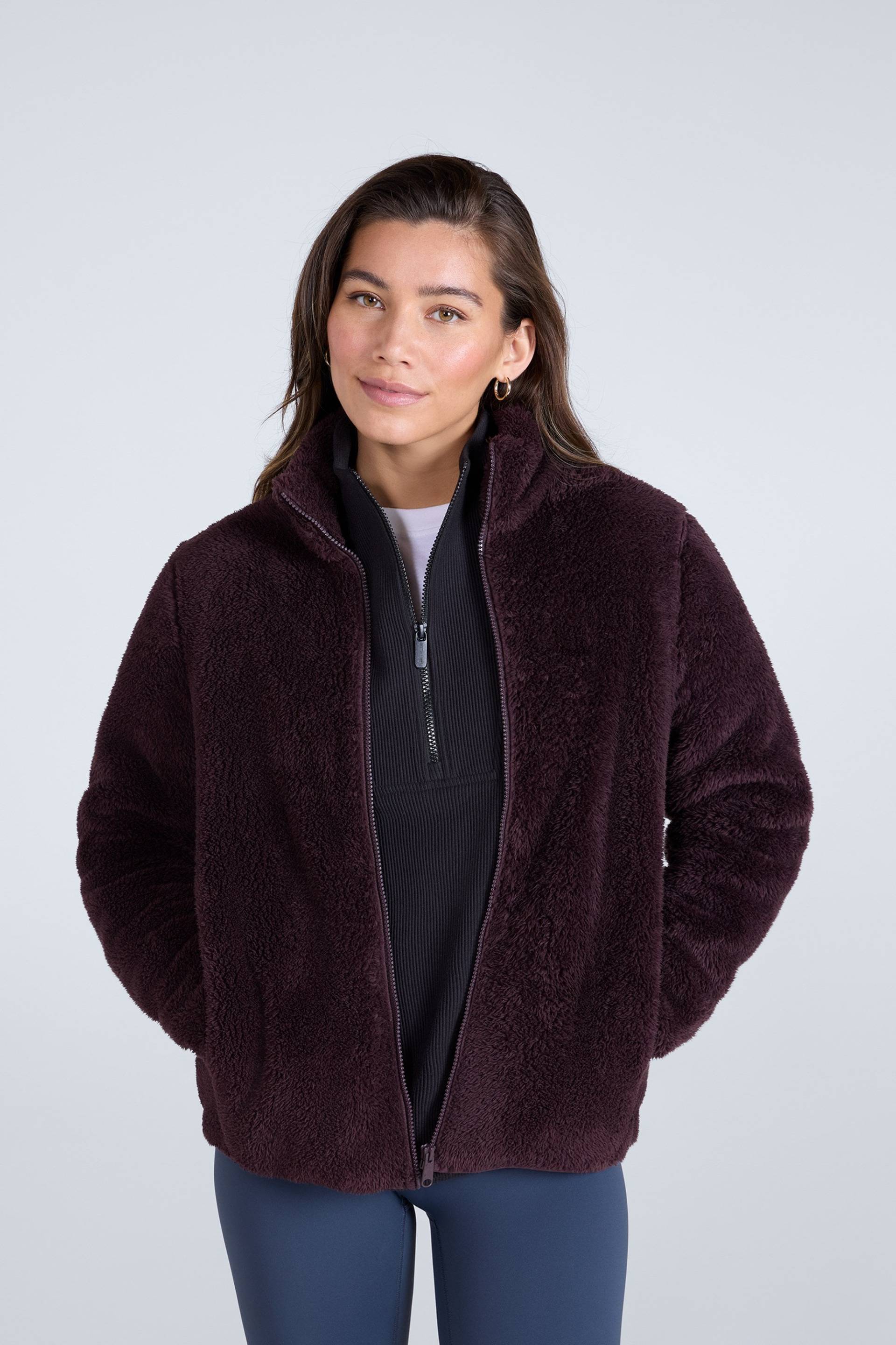 Teddy Damen Fleece-Jacke - Rosa von Animal
