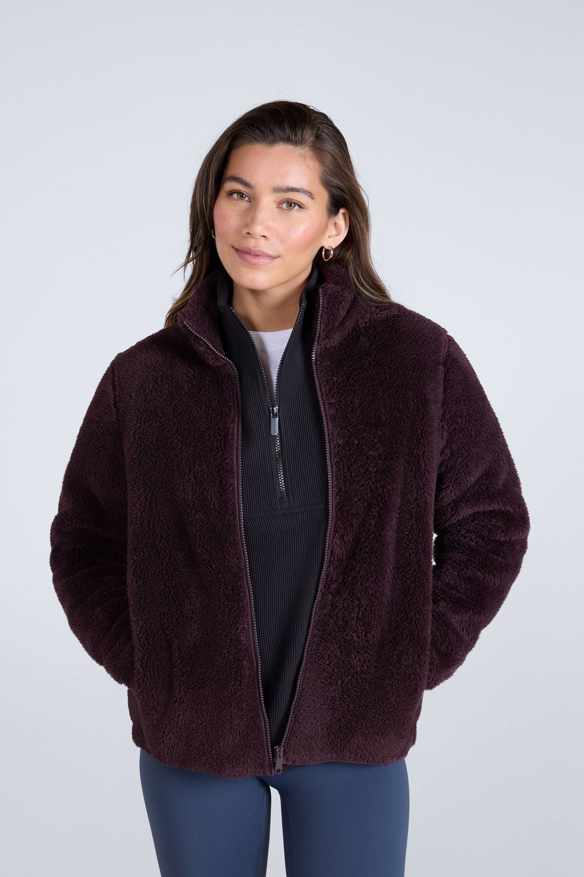 Teddy Damen Fleece-Jacke - Rosa von Animal