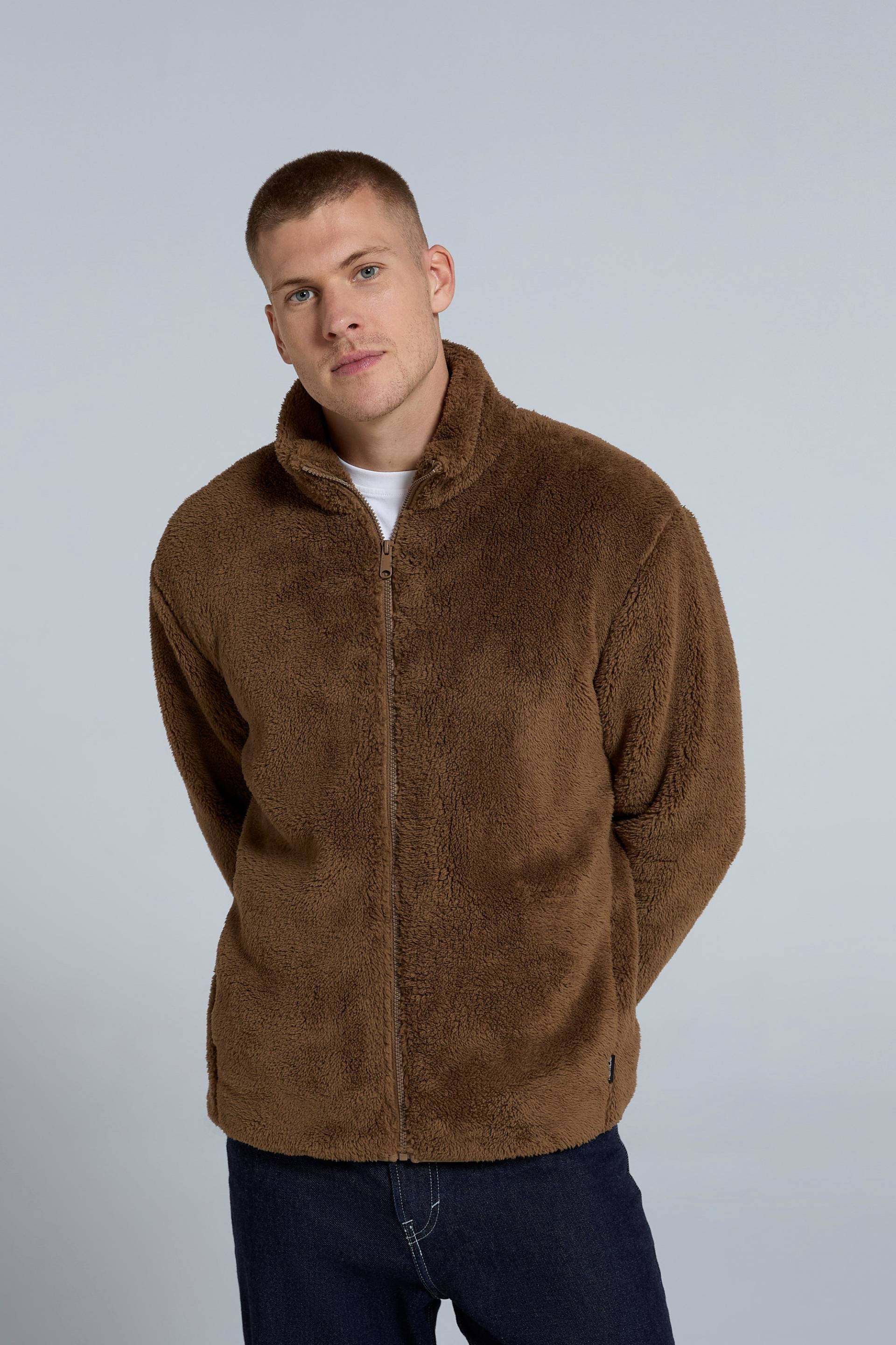 Teddy Fleecejacke für Herren - Braun Teddy Fleecejacke für Herren - Braun von Animal
