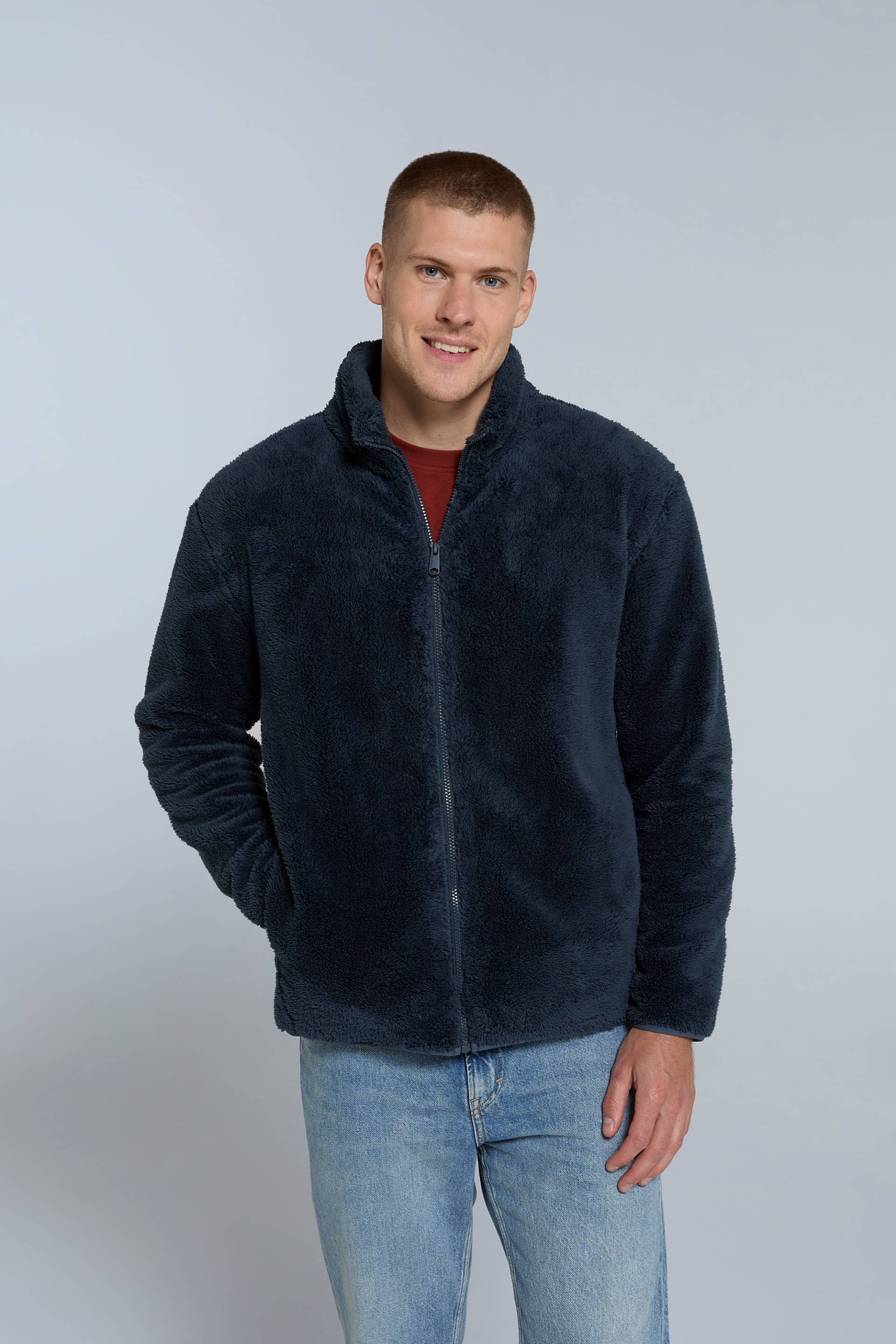 Teddy Fleecejacke für Herren - Marineblau von Animal