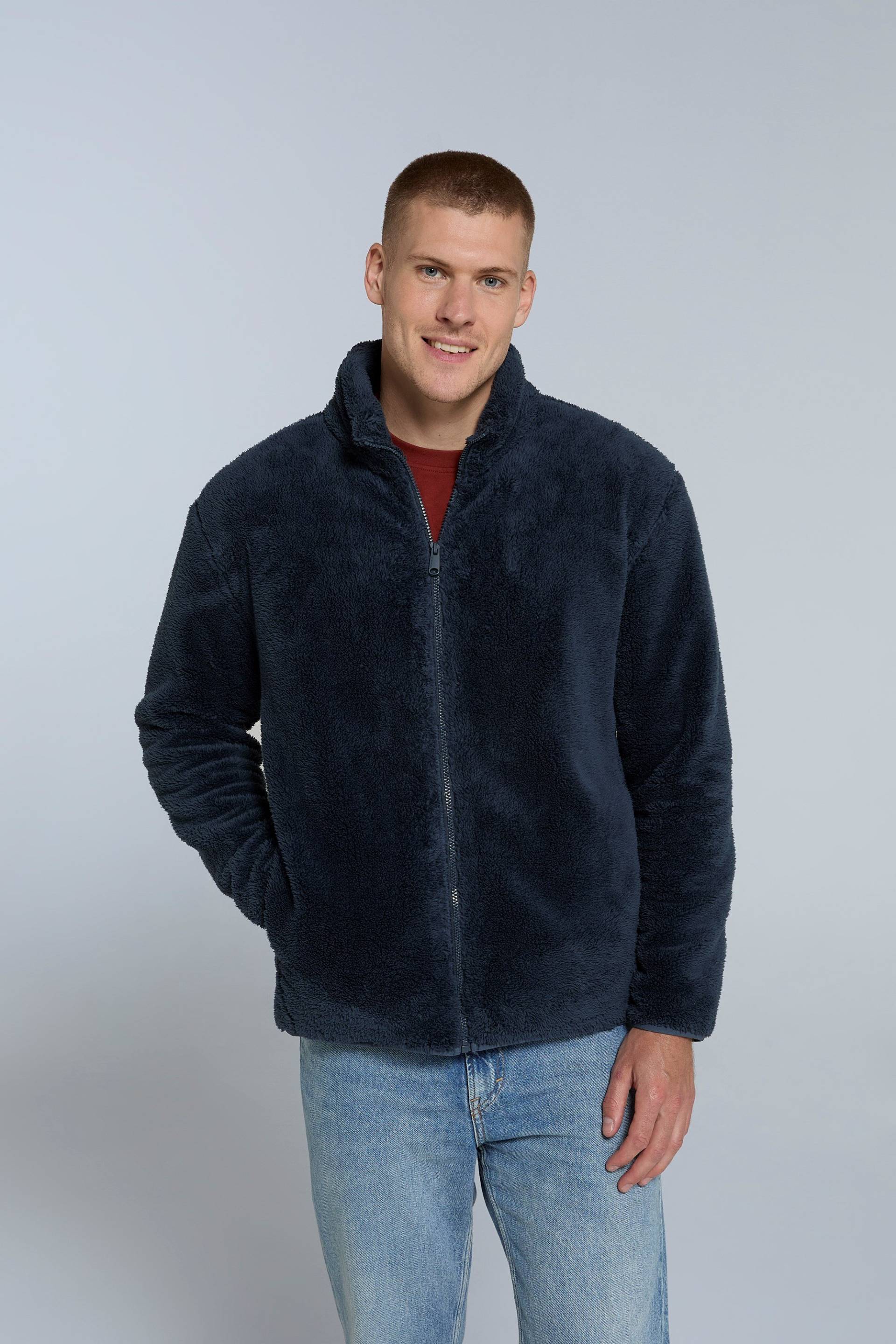 Teddy Fleecejacke für Herren - Marineblau von Animal