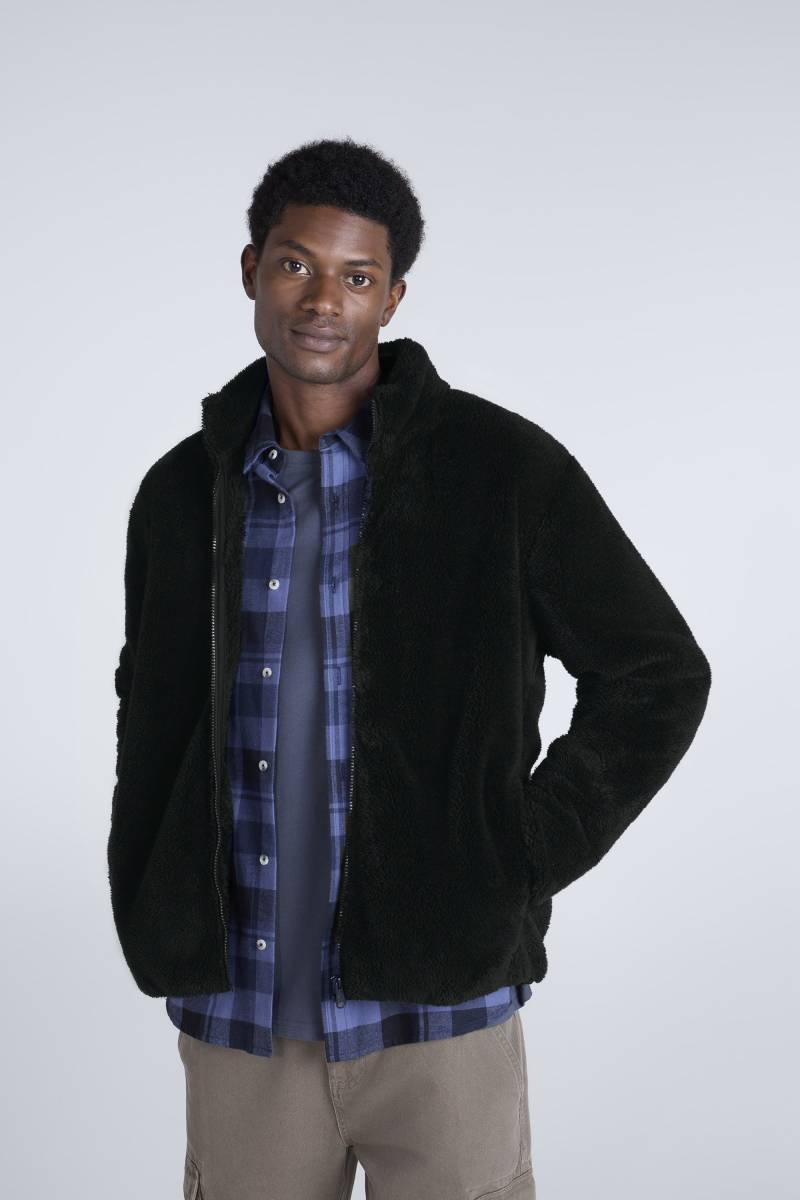 Teddy Fleecejacke für Herren - Schwarz von Animal