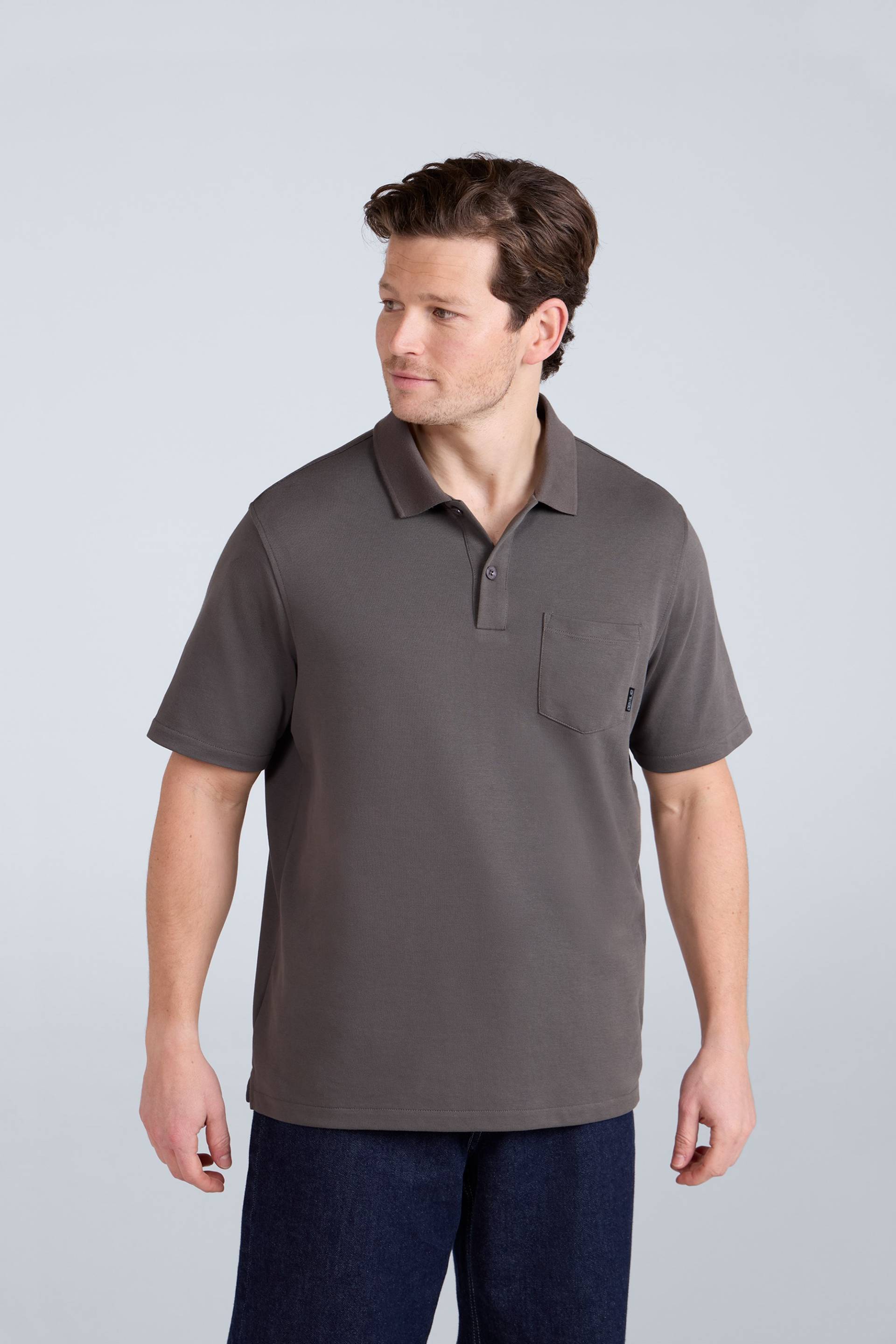 Tierisches Ac Icon Herren Pique Polo - Dunkel-Khaki Tierisches Ac Icon Herren Pique Polo - Dunkel-Khaki von Animal