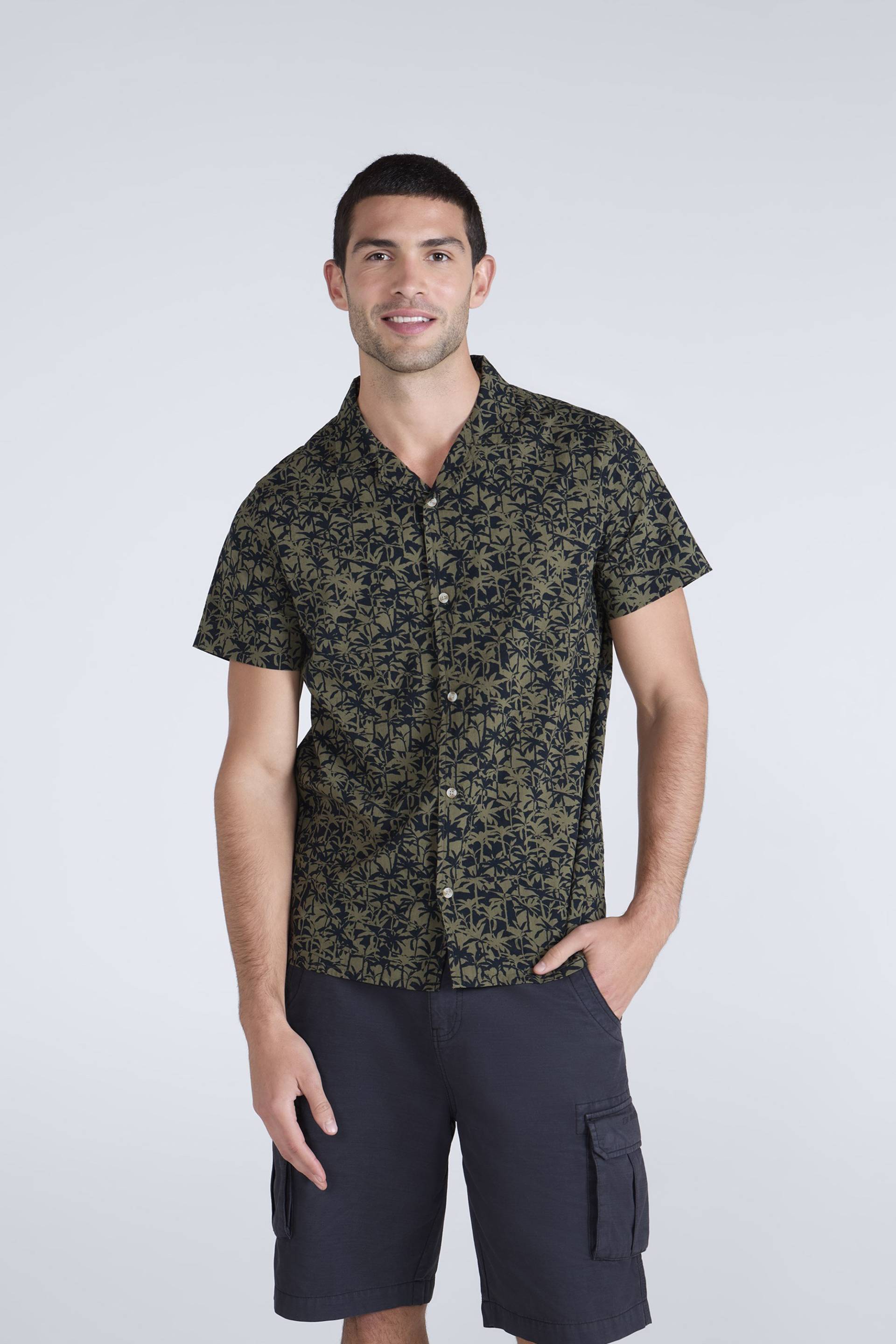 Will Gemustertes Herren T-Shirt - Khaki Will Gemustertes Herren T-Shirt - Khaki von Animal