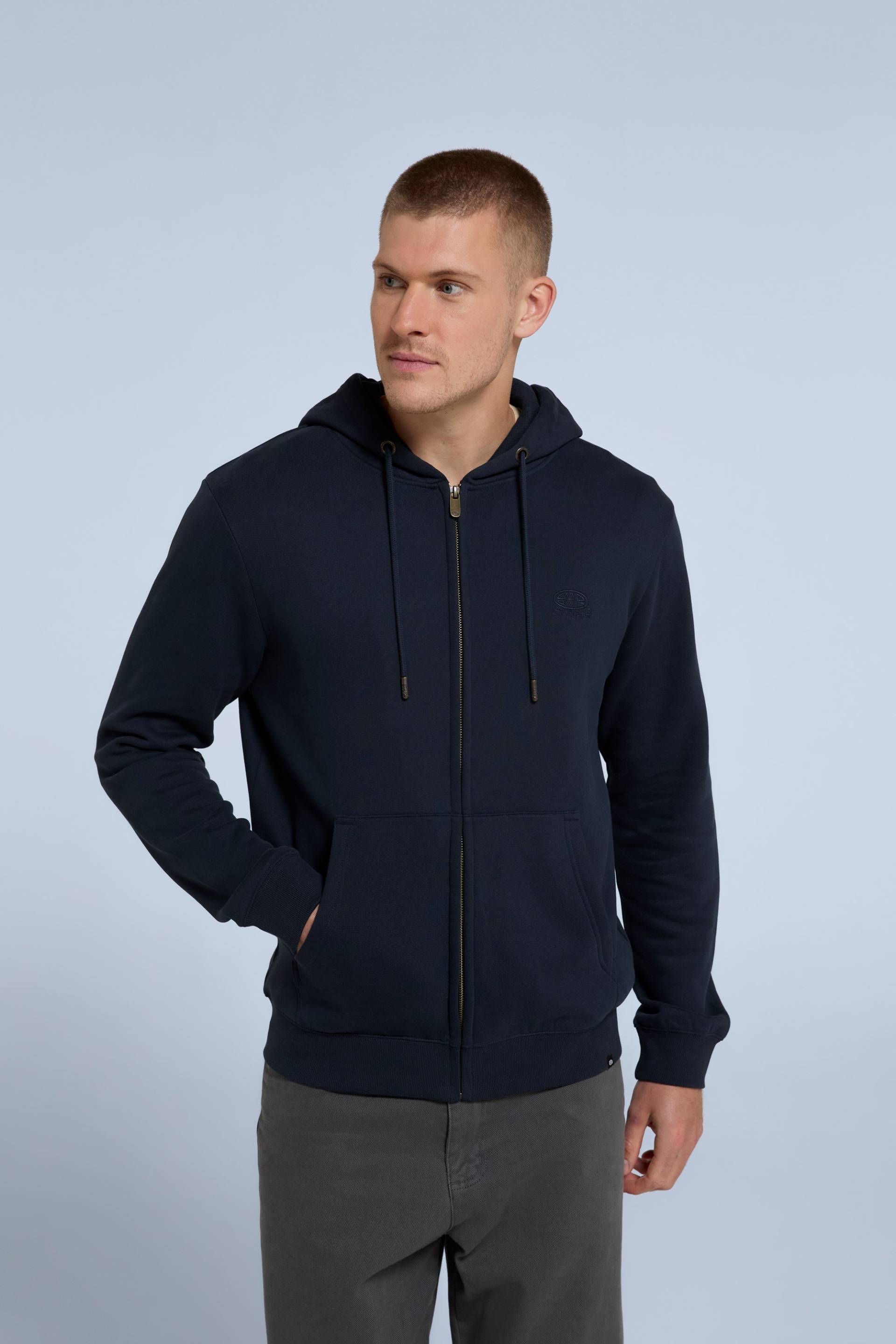 Woody Bio-Kapuzenpulli für Herren - Marineblau von Animal