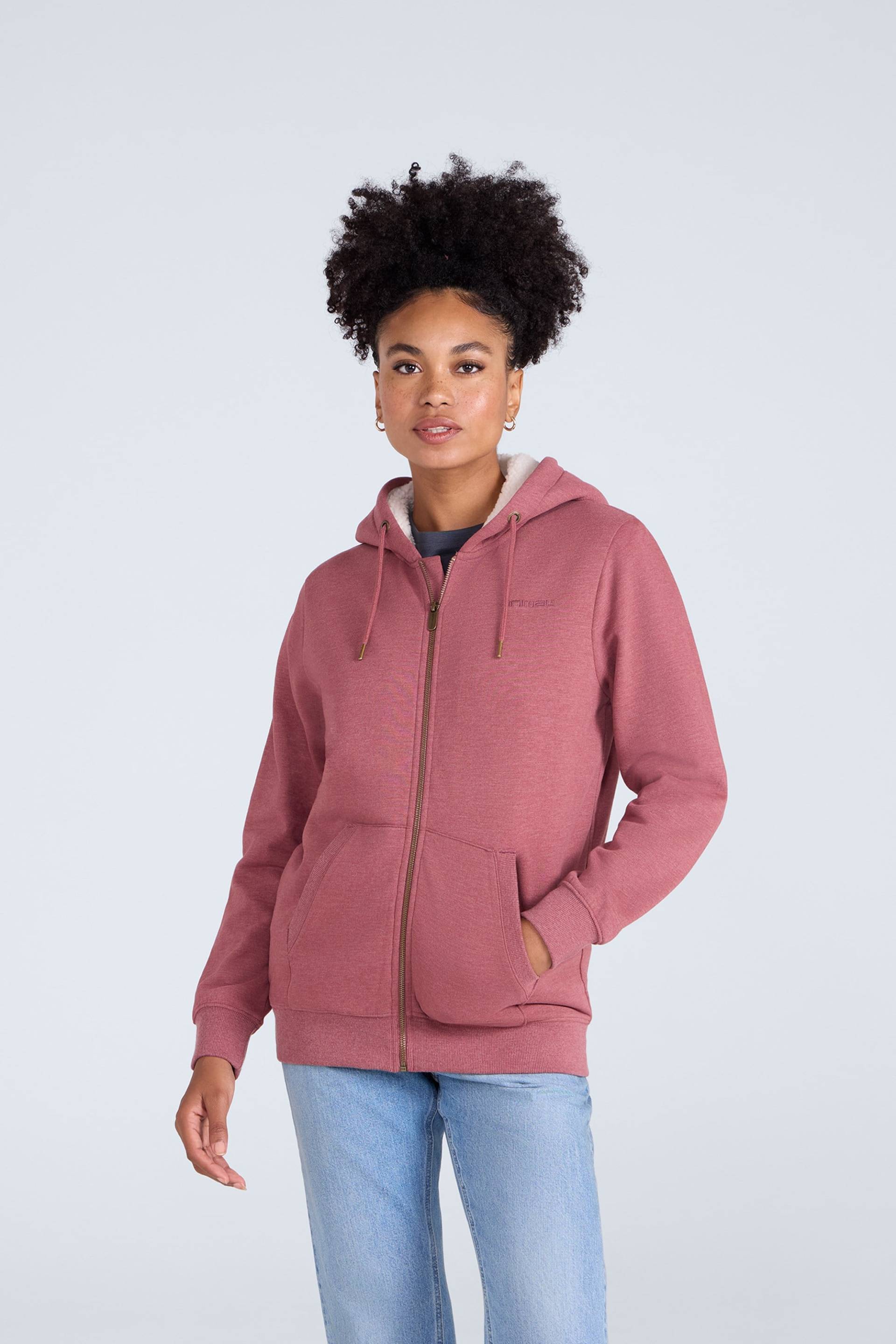 Zuri Damen Kapuzenpulli - Rosa von Animal