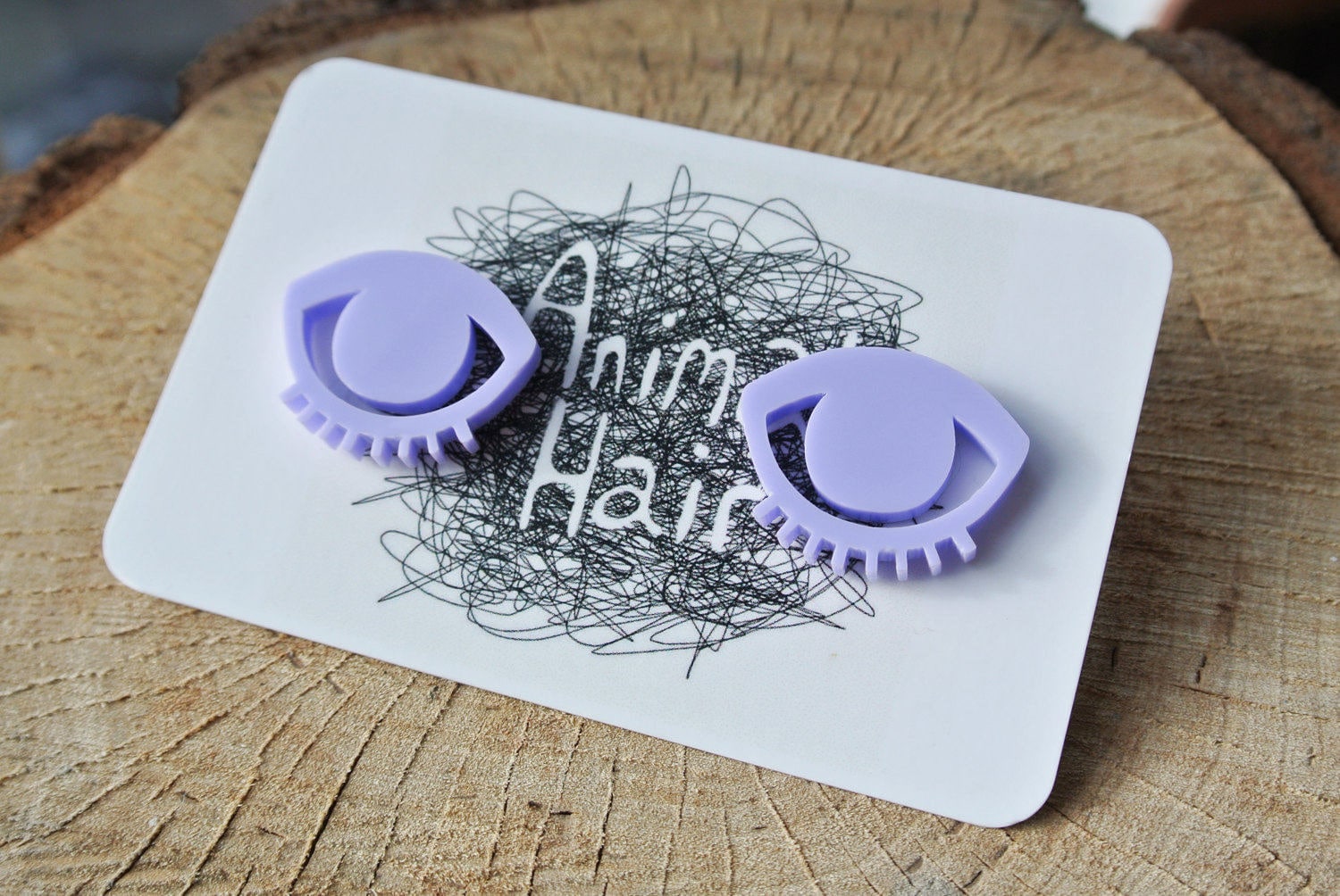 Auge-Bolzen-Ohrringe von Animalhairstuff