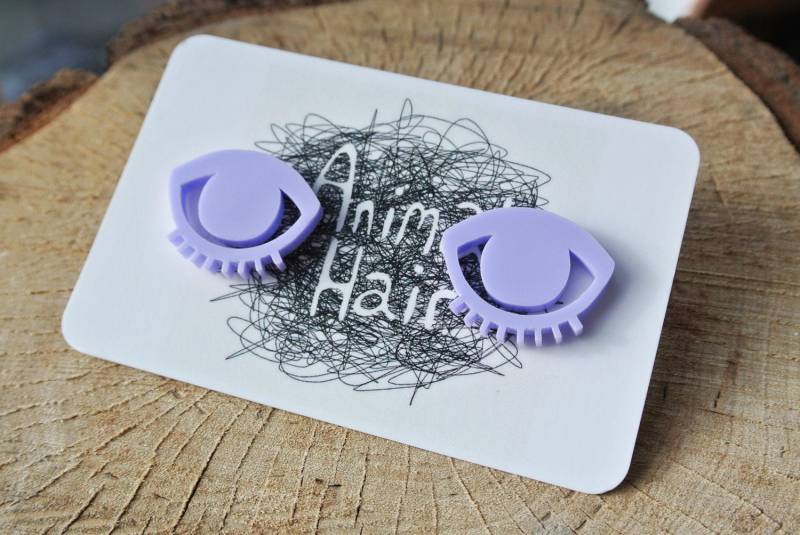 Auge-Bolzen-Ohrringe von Animalhairstuff