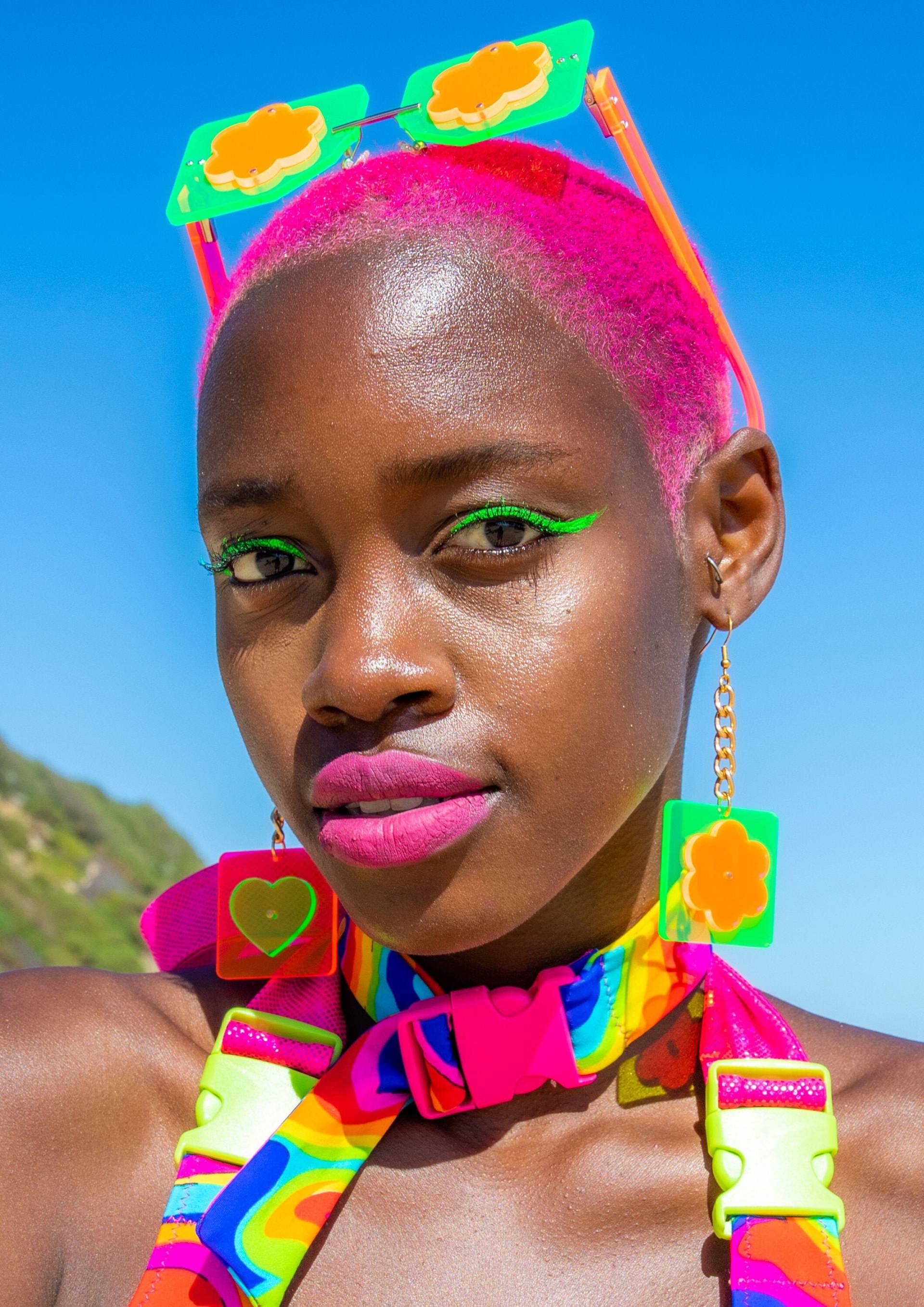 Groovy Baby G_Irl Zine Colab Ohrringe von Animalhairstuff