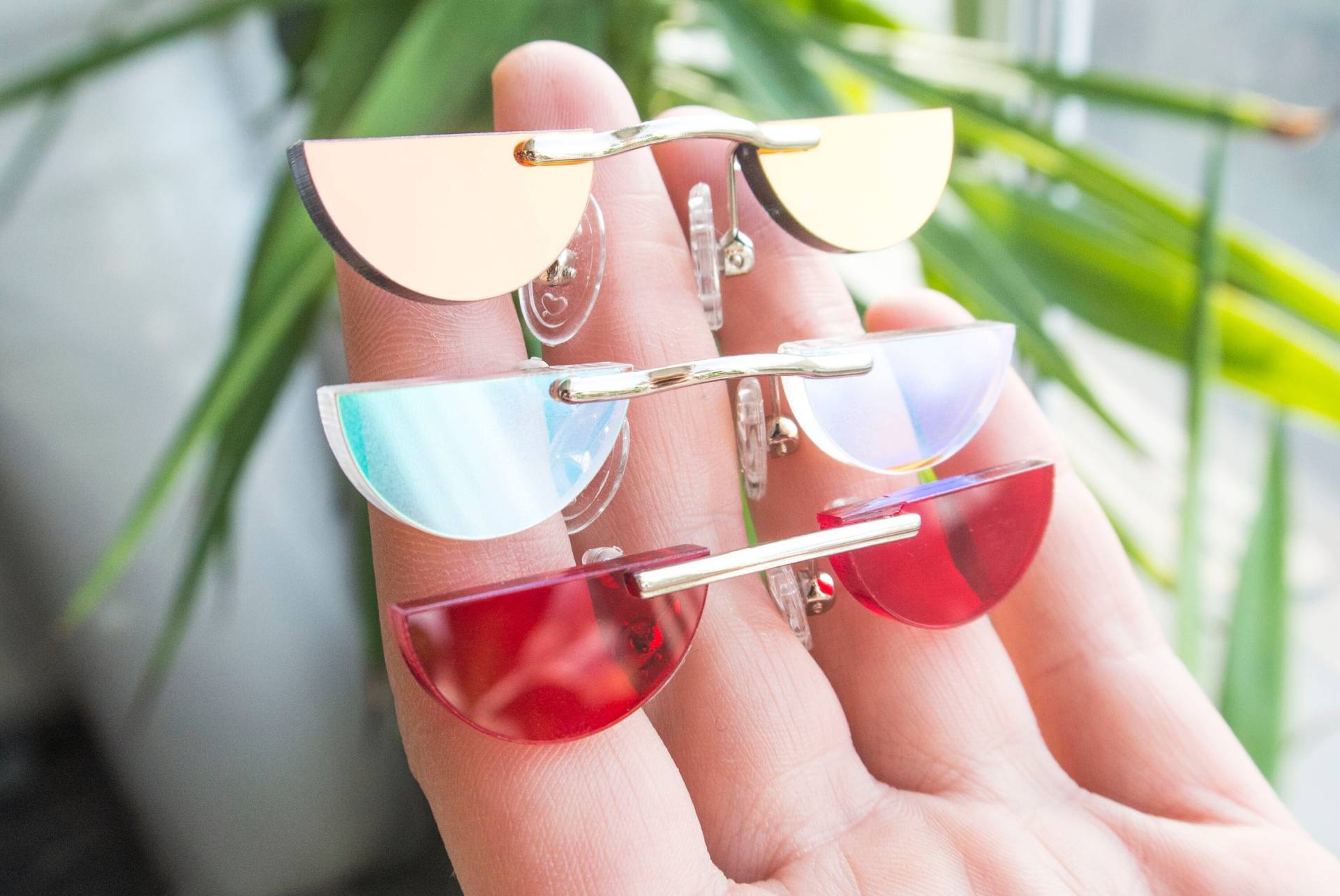 Kleine Halbmond Brille von Animalhairstuff