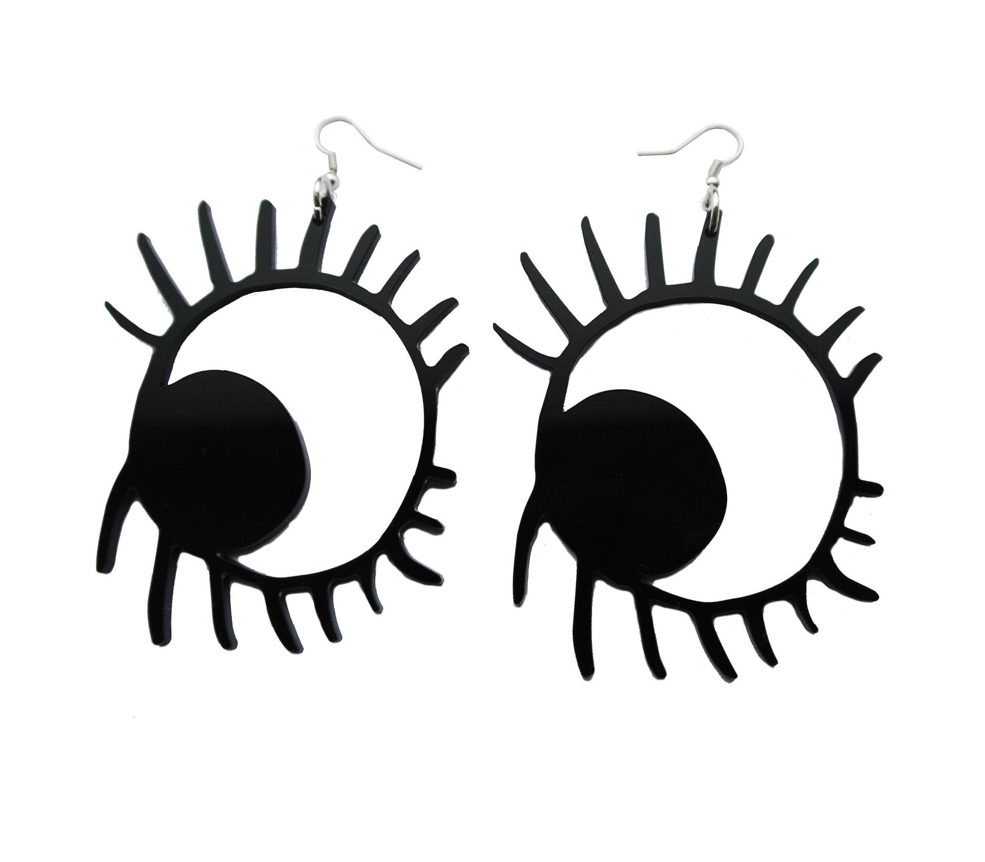 Peepers Eye Statement Ohrringe - Betty Boop Style Creep Leicht Augen Acryl Laser Cut Plexiglas von Animalhairstuff