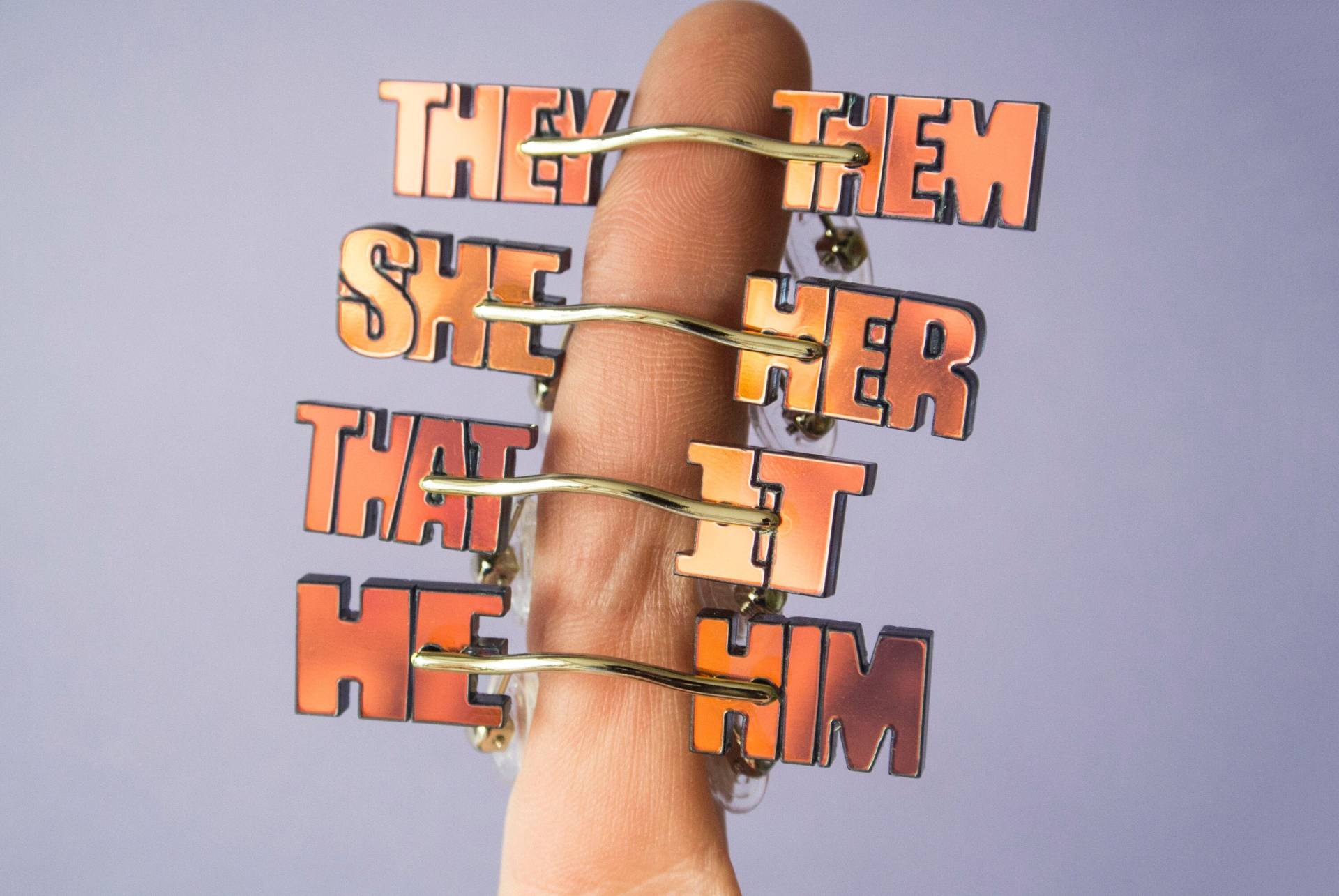 Winzige Pronoun Brille von Animalhairstuff