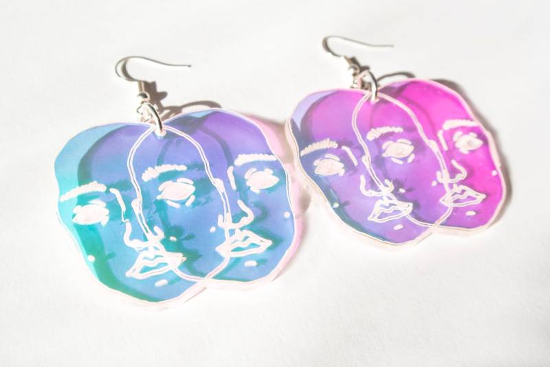 Zweigesicht Ohrringe von Animalhairstuff