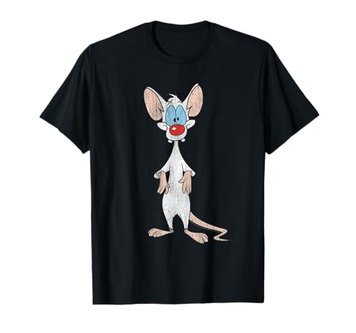 Animaniacs T-Shirt Pinky Classic Pose Schwarz S Cartoon Damen Unisex Kinder Klassisch Pull-On Kurzarm Crew-Ausschnitt S Animaniacs T-Shirt Pinky Classic Pose Schwarz S Cartoon Damen Unisex Kinder Klassisch Pull-On Kurzarm Crew-Ausschnitt S von Animaniacs