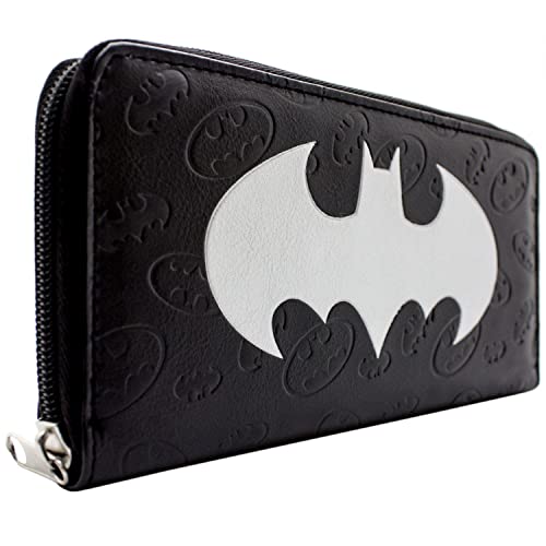 Animation Dark Knight Caped Crusader Geprägtes Bat Emblem Geldbörse/Geldbeutel/Portemonnaie mit Münzfach & Kartenhalter, Schwarz Animation Dark Knight Caped Crusader Geprägtes Bat Emblem Geldbörse/Geldbeutel/Portemonnaie mit Münzfach & Kartenhalter, Schwarz von Vineen
