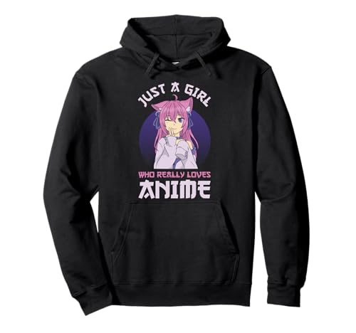Nur EIN Mädchen, das Anime Japanese Kawaii Otaku wirklich liebt Pullover Hoodie von Anime Aesthetic Girl Otaku Kawaii Japanese