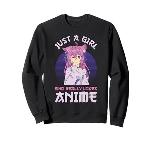 Nur EIN Mädchen, das Anime Japanese Kawaii Otaku wirklich liebt Sweatshirt von Anime Aesthetic Girl Otaku Kawaii Japanese