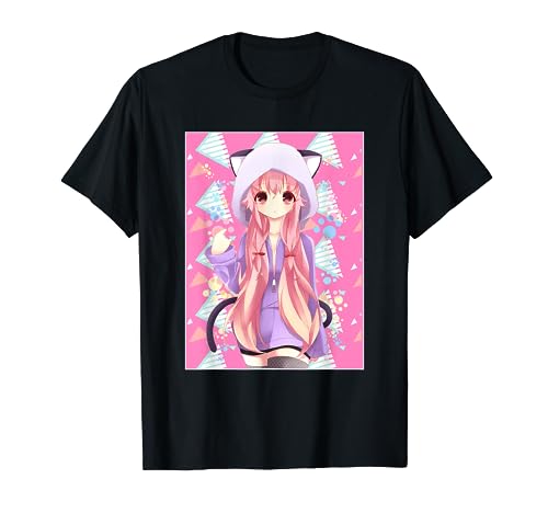 Anime Girl Japanische Ästhetik Anime Otaku T-Shirt von Anime Artwork Collection by MNI