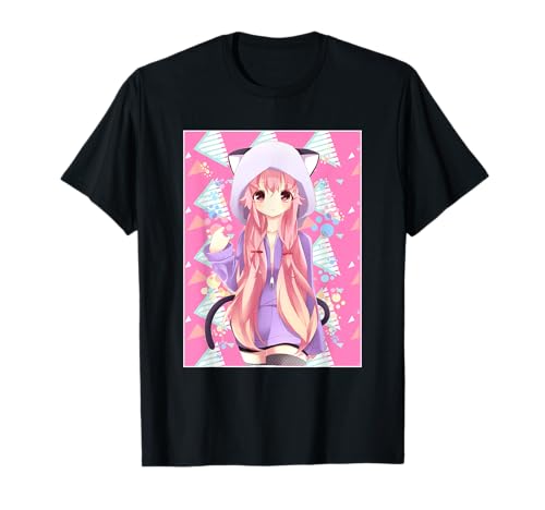 Anime Girl Japanische Ästhetik Anime Otaku T-Shirt von Anime Artwork Collection by MNI