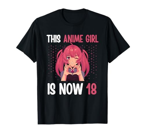 Dieses Anime-Mädchen ist jetzt 18 Jahre alt, Anime, 18. Geburtstag, Kawaii T-Shirt von Anime Birthday Girls 18th birthday 2005 Anime Bday
