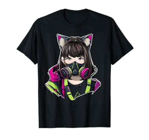 Futuristische Bunny Dark Art für Anime-Mädchen T-Shirt Futuristische Bunny Dark Art für Anime-Mädchen T-Shirt von Anime Bunny Catgirl Techwear Core by KisuCore