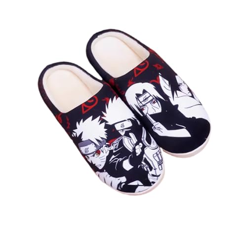 Anime Clothing Anime Hausschuhe Unisex Plüsch Pantoffeln Rutschfest House Slippers Winter Warme Schlappen Naru,40-41 von Anime Clothing