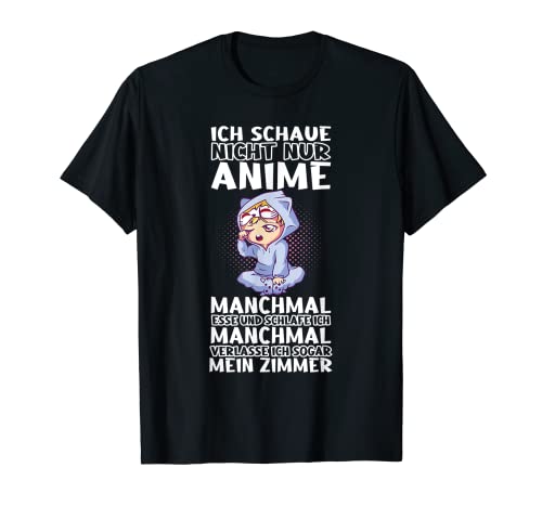 Anime Pyjama Für Mädchen Anime Und Manga T-Shirt von Anime Geschenke für Mädchen Anime Zubehör