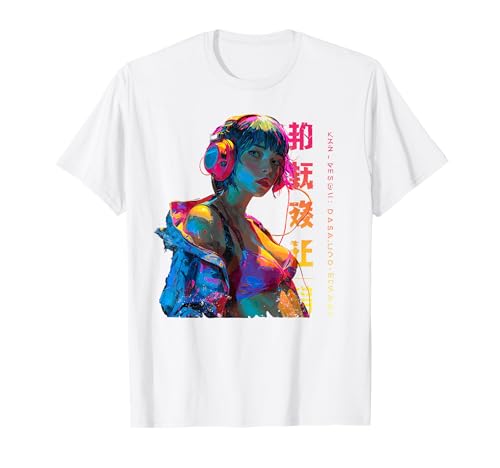 Anime Cyberpunk für Männer T-Shirt von Anime Geschenke für Männer