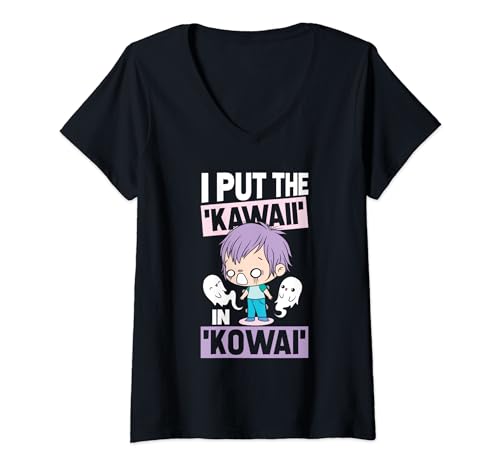 Damen Anime Cosplay Zeichentrickfilm - Kawaii Otaku Manga T-Shirt mit V-Ausschnitt von Anime Geschenke & Ideen