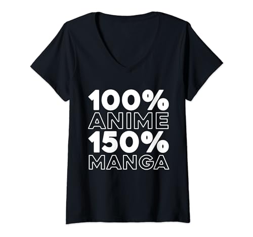 Damen Manga Kawaii Cosplay Otaku - Zeichentrickfilm Anime T-Shirt mit V-Ausschnitt von Anime Geschenke & Ideen