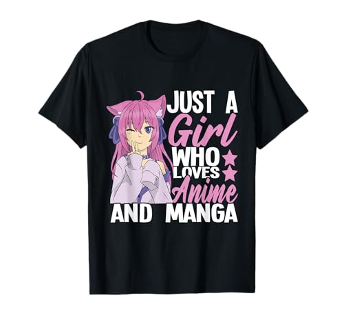 Anime Und Manga-Anime-Sachen Anime-Mädchen T-Shirt von Anime Girl Gifts Anime Manga Clothes