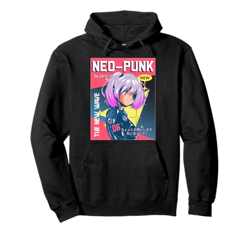 Neopop-Punk-Anime-Mädchen Pullover Hoodie Neopop-Punk-Anime-Mädchen Pullover Hoodie von Anime Girl Products