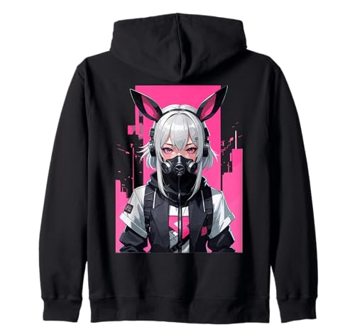 Cyberpunk Aesthetic Techwear Harajuku - Anime Manga Girl Kapuzenjacke Cyberpunk Aesthetic Techwear Harajuku - Anime Manga Girl Kapuzenjacke von Anime Girl cyberpunk Aesthetic Outfits