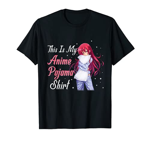 This Is My Anime Pyjama, Shirt, Schlafanzug für Teenager, Mädchen, Geschenk T-Shirt von Anime Lovers Gift Tee