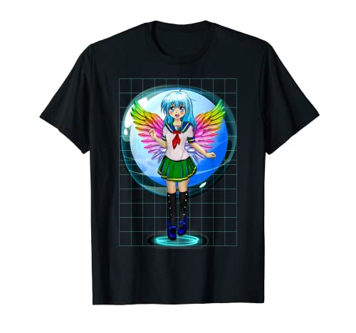 Süße Anime Manga Mädchen T-Shirt von Anime Manga Geschenk Designs