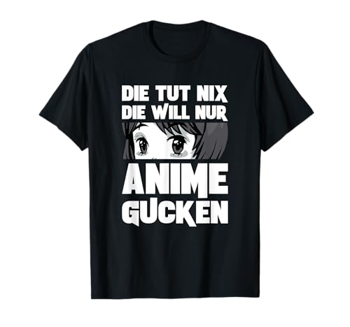 Otaku Weeb Kawaii Anime Girl Spruch Manga Anime Geschenk T-Shirt von Anime Merch Geschenke Cosplay Deko Kleidung Chibi