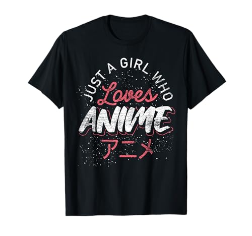 Nur ein Mädchen das Animes liebt Japanisches Otaku Anime T-Shirt von Anime T-Shirts & Geschenkideen