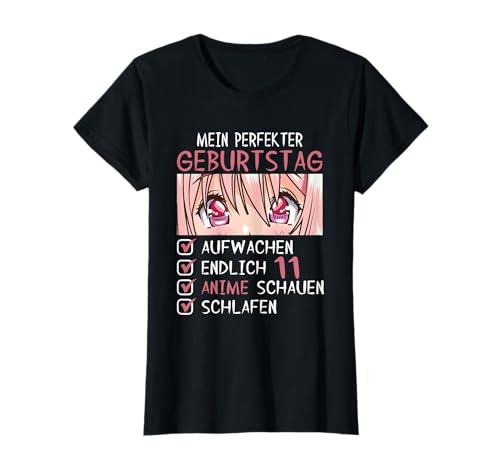 11. Geburtstag, Anime 11 Jahre für Teenager Mädchen Anime T-Shirt 11. Geburtstag, Anime 11 Jahre für Teenager Mädchen Anime T-Shirt von Anime & Manga Birthday Merch For Teen Girls