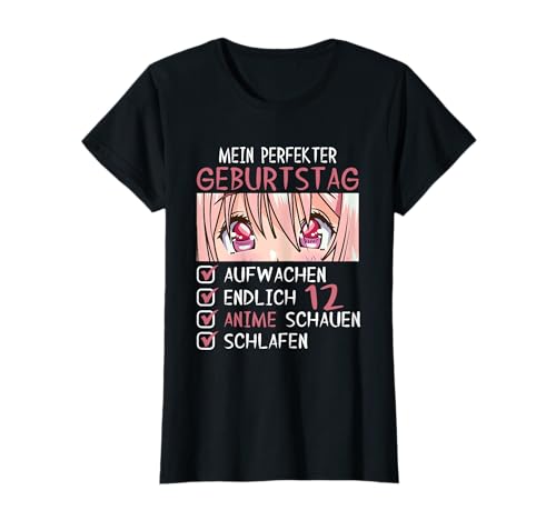 12. Geburtstag, Anime 12 Jahre für Teenager Mädchen Anime T-Shirt 12. Geburtstag, Anime 12 Jahre für Teenager Mädchen Anime T-Shirt von Anime & Manga Birthday Merch For Teen Girls