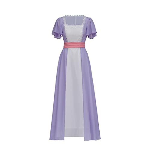 AnimeDiycos Damen Titanic Rose Cosplay Kostüm Titanic Abendkleid Lang Maxi Abschlussball Kleid L von INSGEER