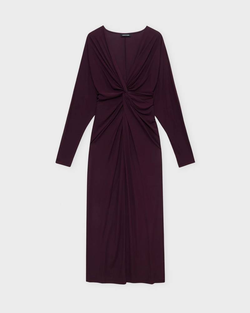Anine Bing Dress Mathilde Burgundy von Anine Bing