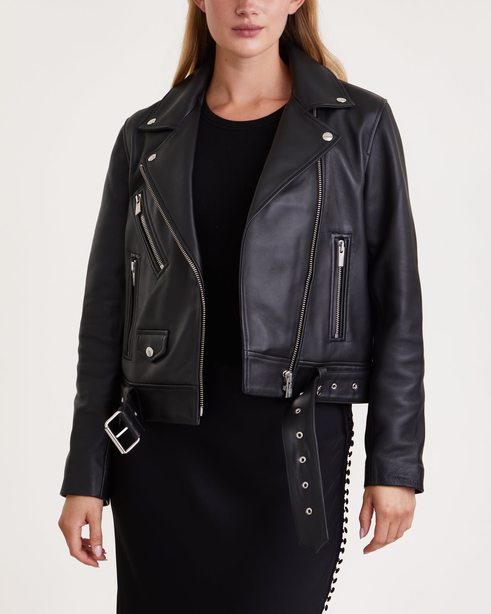 Anine Bing Leather Jacket Benjamin Moto Black Anine Bing Leather Jacket Benjamin Moto Black von Anine Bing