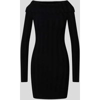 Anine Bing Minikleid in Ripp-Optik in Black, Größe M von Anine Bing