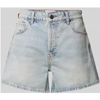 Anine Bing Regular Fit Jeansshorts aus Baumwolle in Jeansblau, Größe 26 von Anine Bing